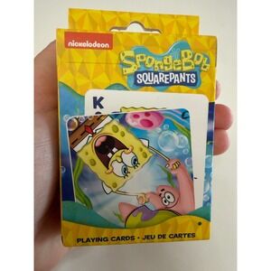 SpongeBob SquarePants Playing Cards Nickelodeon Aquarius Deck 2021 53027